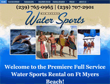 Tablet Screenshot of midislandwatersports.com